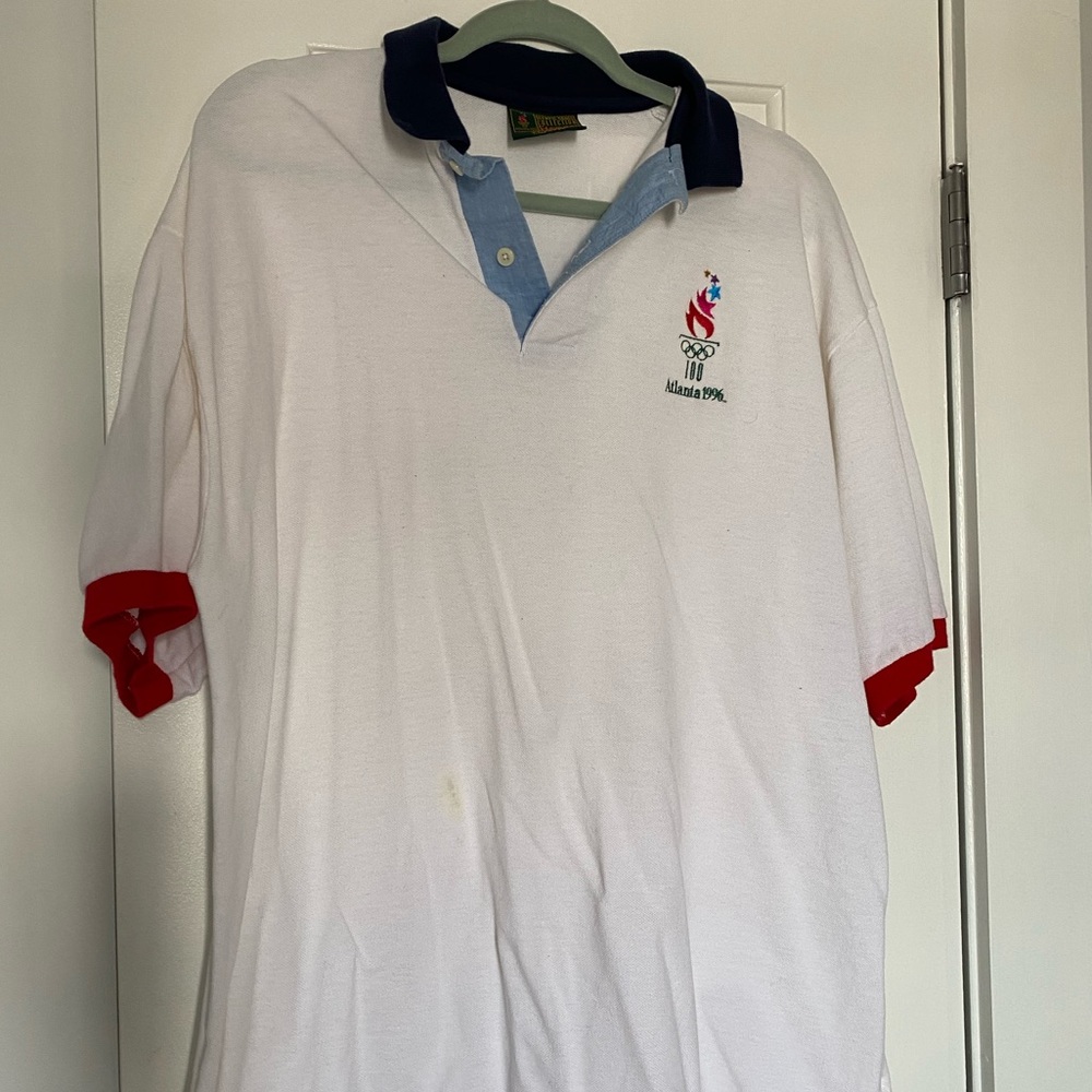Vintage 1996 Olympic Mens Polo
